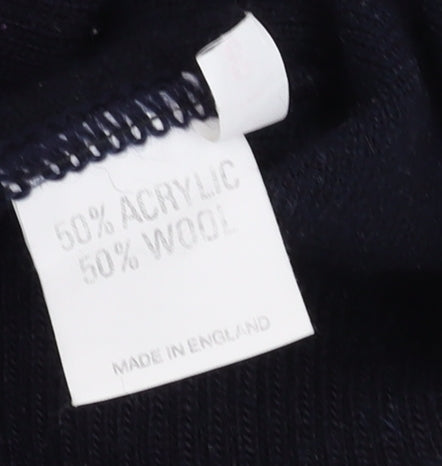 Woodville Men's Black V-Neck Pullover Jumper - Size L