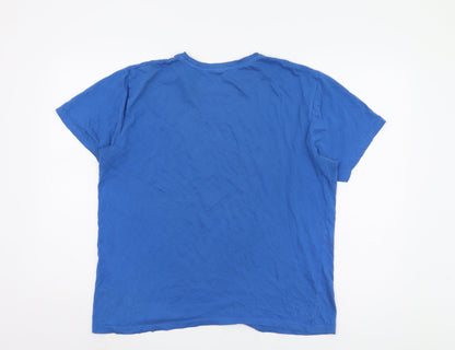 Store Twenty One Men's Blue Graphic T-Shirt M