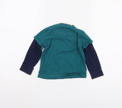 Ted Baker Unisex Blue Robot T-Shirt 18-24 Months