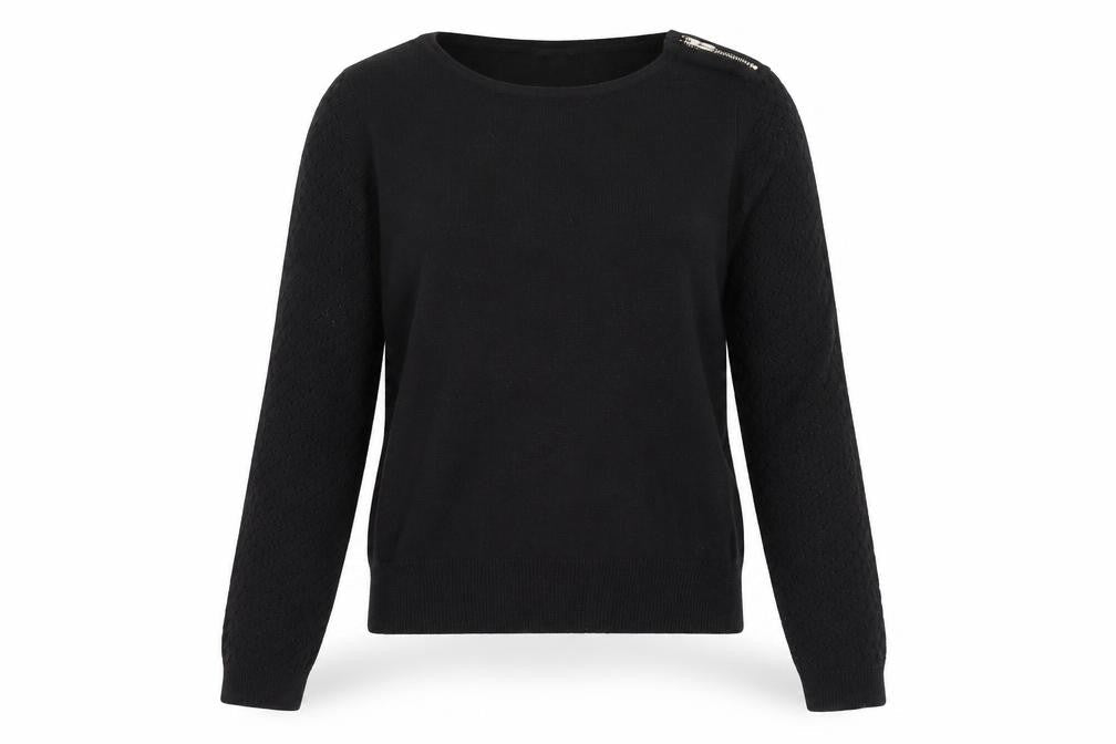 Womens UK Size 8 Warehouse Black Pullover Jumper