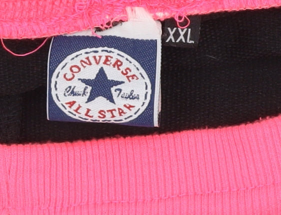 Converse Women's 2XL Black Sweat Shorts