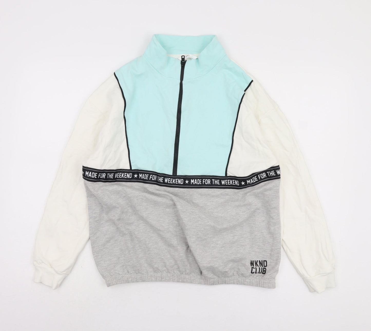 Marks and Spencer Girls Multicoloured Full Zip Sweatshirt