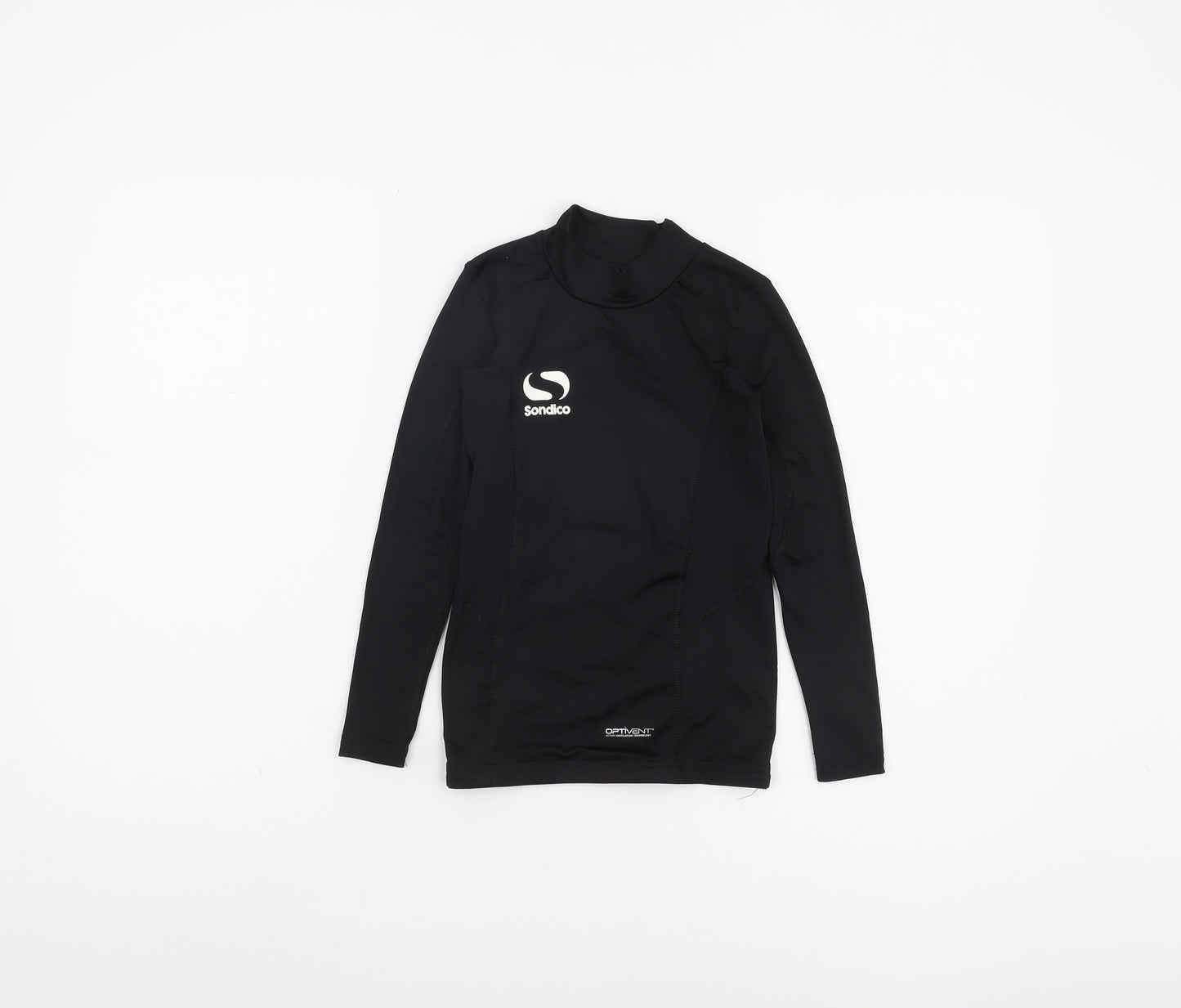 Sondico Boys Black Long Sleeve Top, 7-8 Years