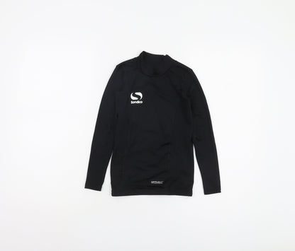 Sondico Boys Black Long Sleeve Top, 7-8 Years
