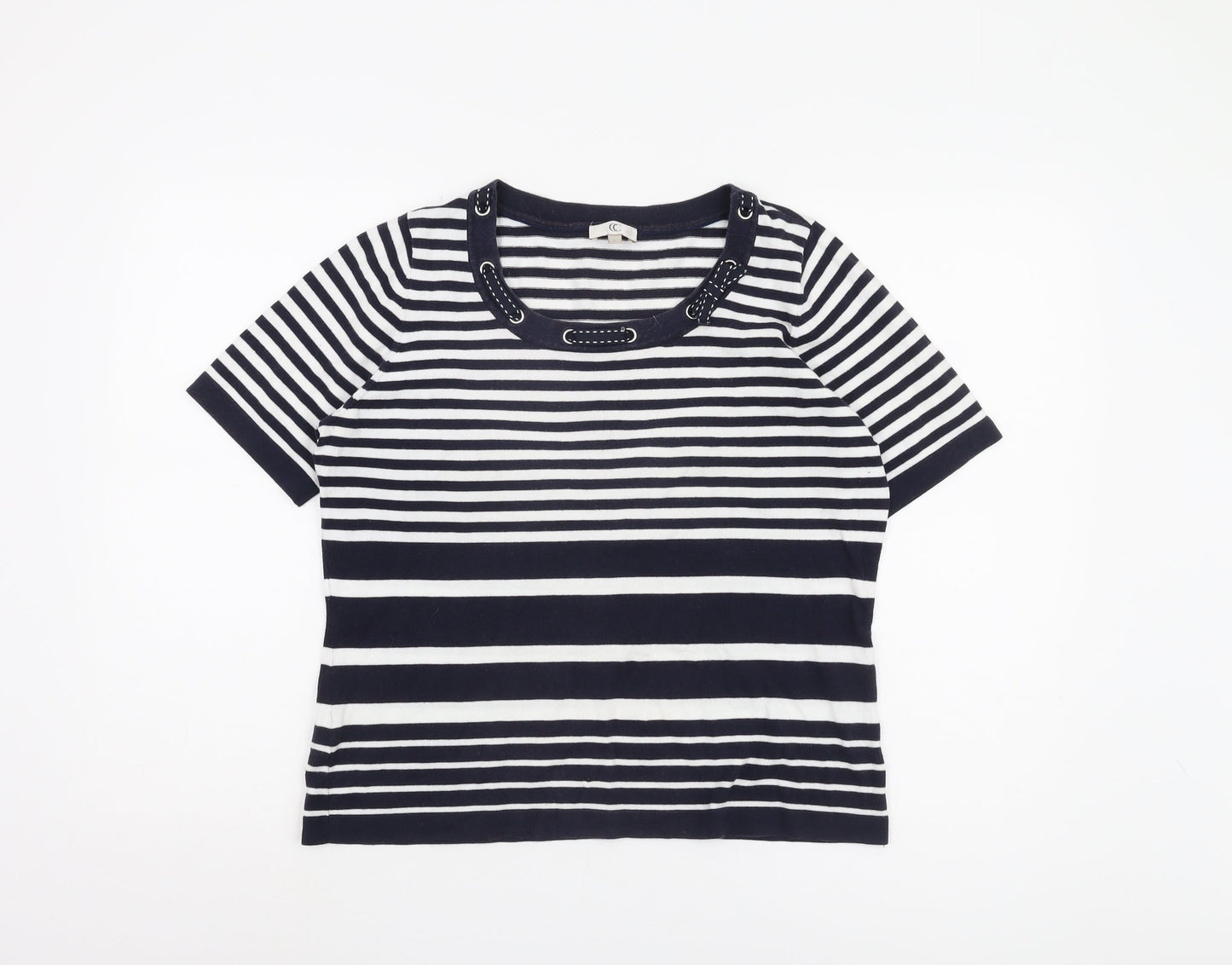 Womens UK Size L CC Multicoloured Basic T-Shirt