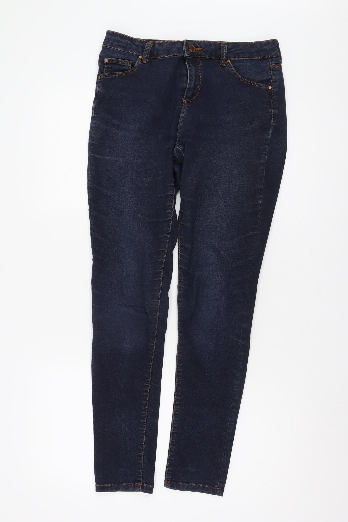 Miss Selfridge Women's Blue Skinny Jeans Size 12