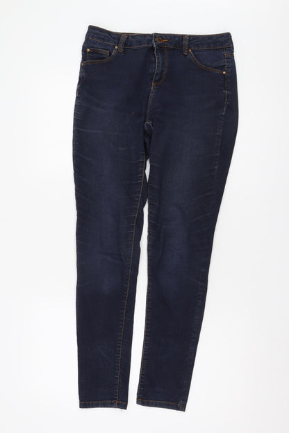 Miss Selfridge Women's Blue Skinny Jeans Size 12