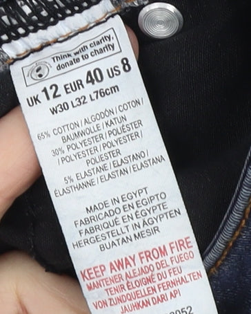 Miss Selfridge Women's Blue Skinny Jeans Size 12