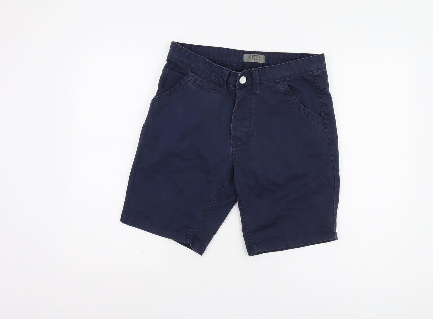 Burton Menswear Blue Chino Shorts Men Size 30