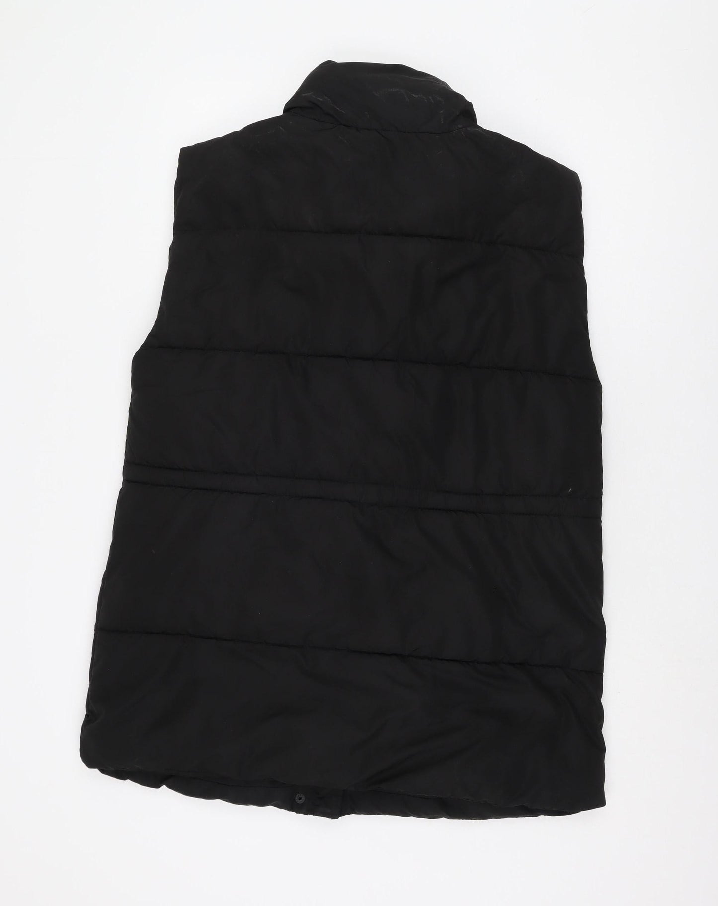 Womens UK Size L Stradivarius Black Puffer Jacket