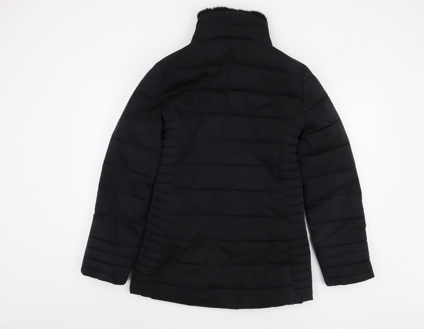 Womens UK Size 8 Firetrap Black Puffer Jacket