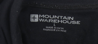 Mountain Warehouse Men's Black Long Sleeve Top - L
