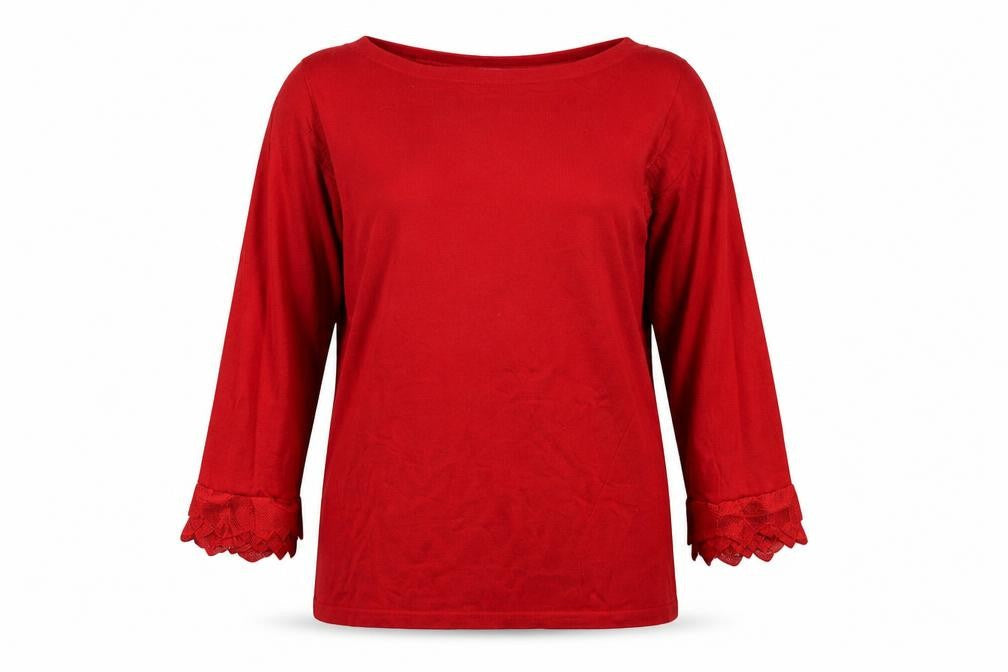 Womens UK Size 16 Marks and Spencer Red Pullover Jumper