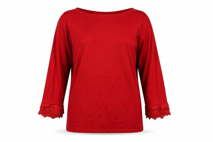 Womens UK Size 16 Marks and Spencer Red Pullover Jumper