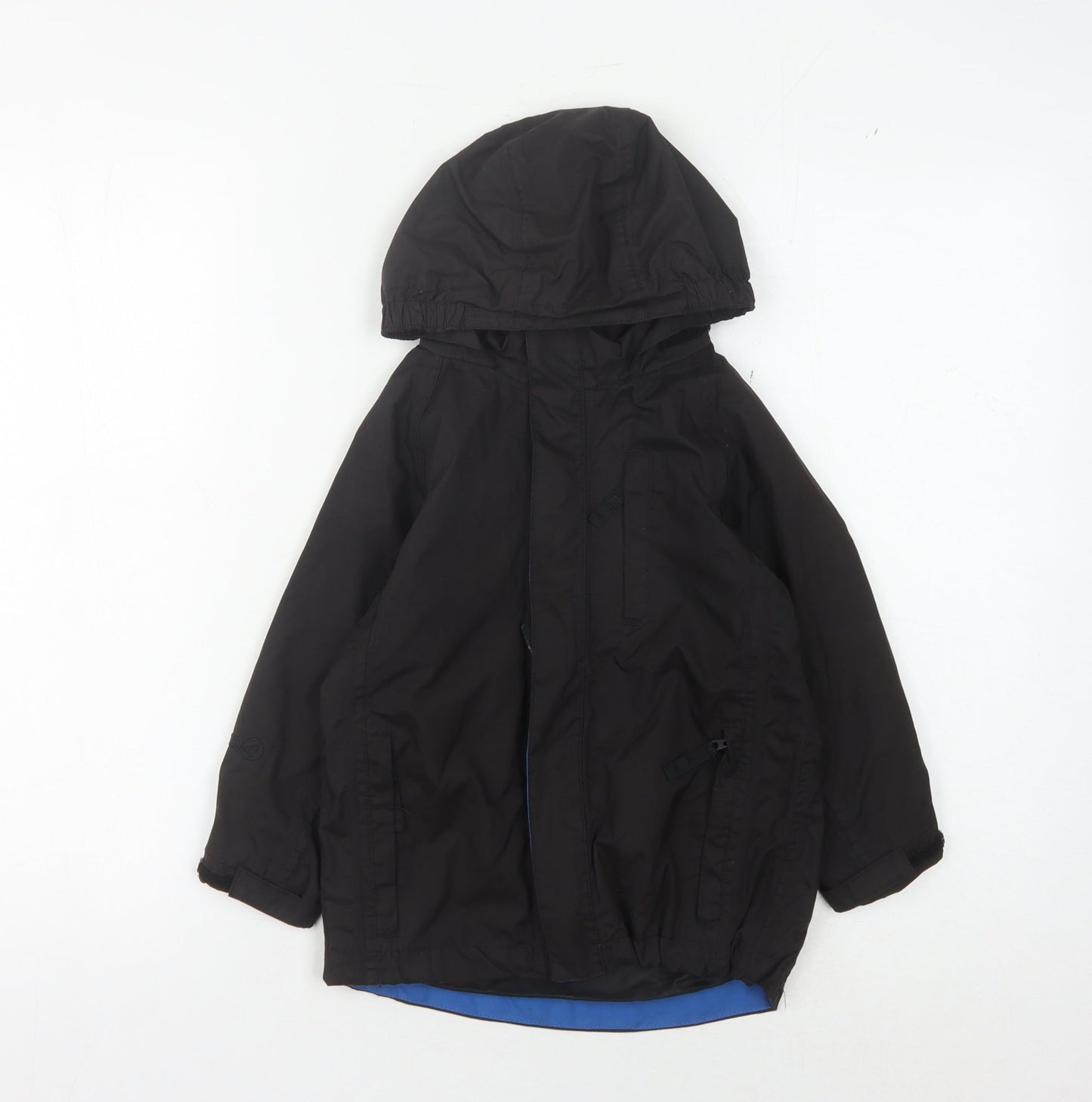 Peter Storm Boys' Black Hooded Jacket 3-4 Years