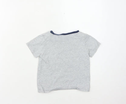 Manchester City Boys Grey Graphic T-Shirt 2-3 Years