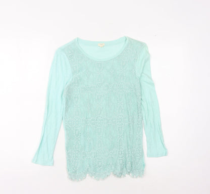 Womens UK Size S J.CREW Blue Basic Blouse