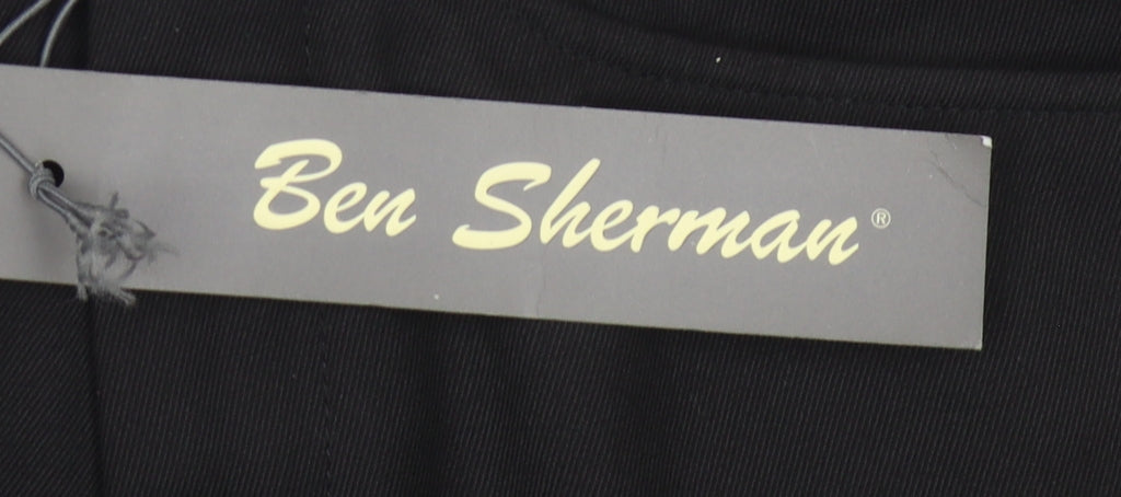 Womens UK Size 26 Ben Sherman Regular Fit Business Casual Formal Black Trousers