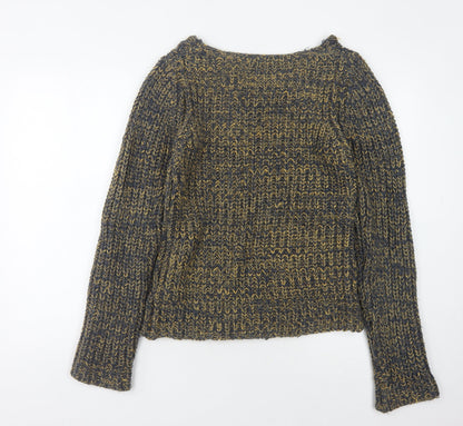 Womens UK Size 10 SoulCal & Co Multicoloured Pullover Jumper