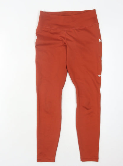 Nike Women's Red Running Leggings Size S