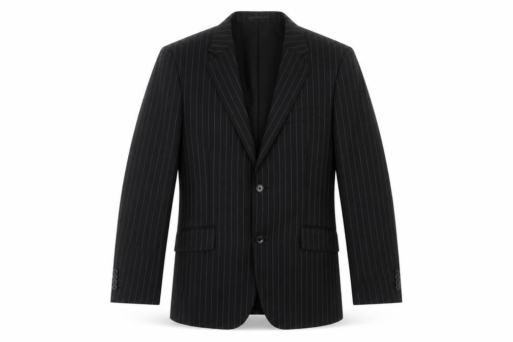 Mens UK Size 39 T.M. Lewin Regular Black Suit Jacket