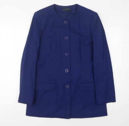 Womens UK Size 12 Alexon Regular Blue Suit Jacket