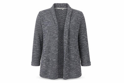 Womens UK Size 8 Fat Face Blue Cardigan Jumper