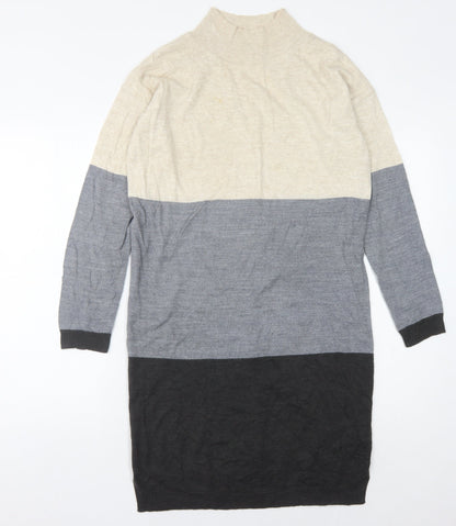 Fat Face Women's Multicoloured Jumper Dress Size 8