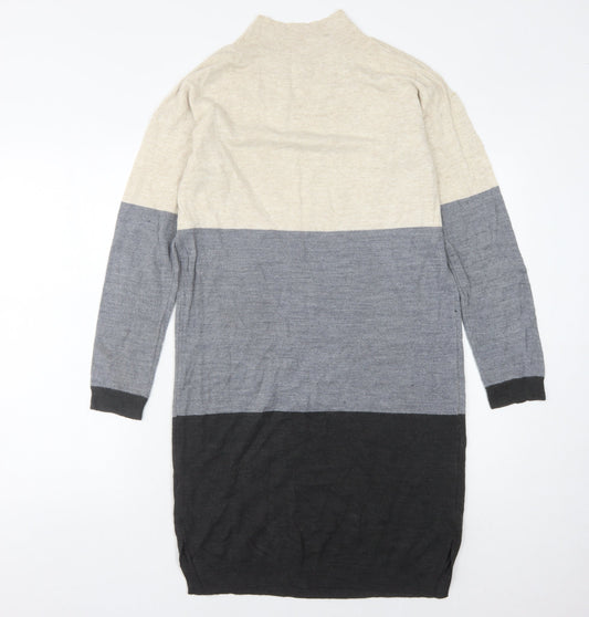 Fat Face Women's Multicoloured Jumper Dress Size 8