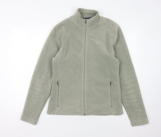 Kangol Unisex Green XL Fleece Jacket with Zip
