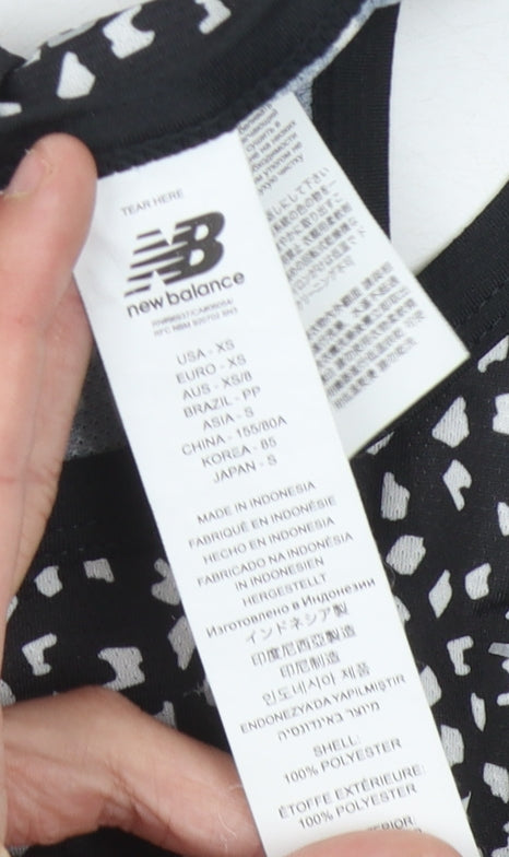 New Balance Women's Black XS Racerback Tank Top