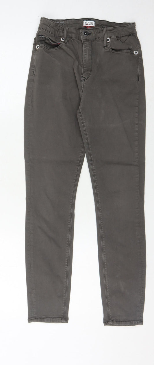 Hilfiger Denim Women's Grey Straight Jeans, Size 8