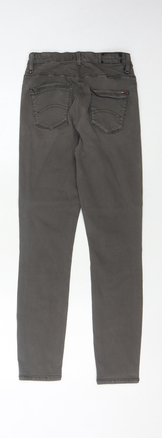 Hilfiger Denim Women's Grey Straight Jeans, Size 8