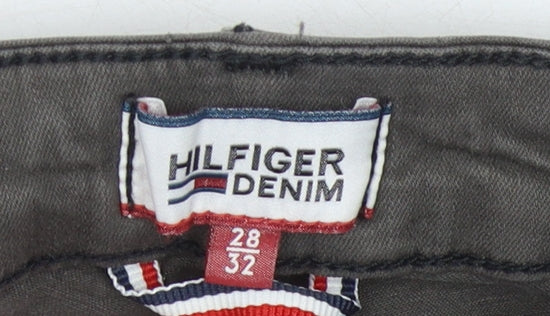 Hilfiger Denim Women's Grey Straight Jeans, Size 8