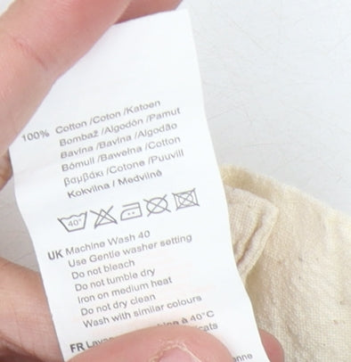 Kangol Men's Beige Chino Trousers, Size 32, Regular Fit