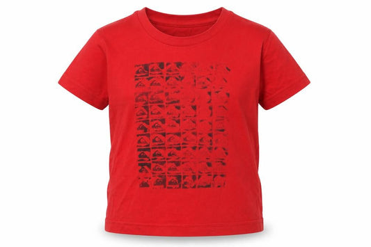 Quiksilver Boys Red Graphic Print T-Shirt 3 Years