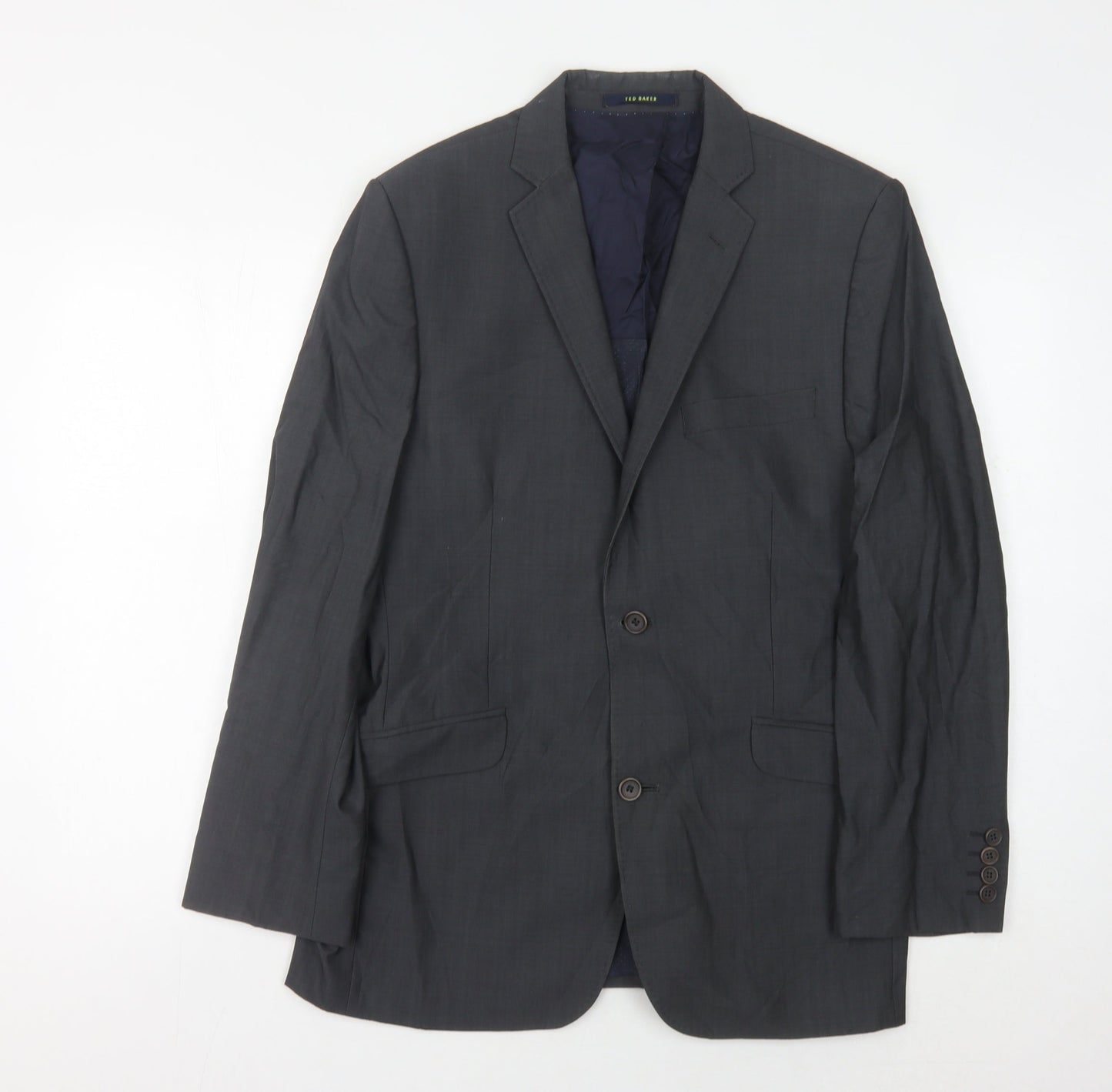 Mens UK Size 38 Ted Baker Regular Black Suit Jacket