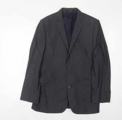 Mens UK Size 38 Ted Baker Regular Black Suit Jacket
