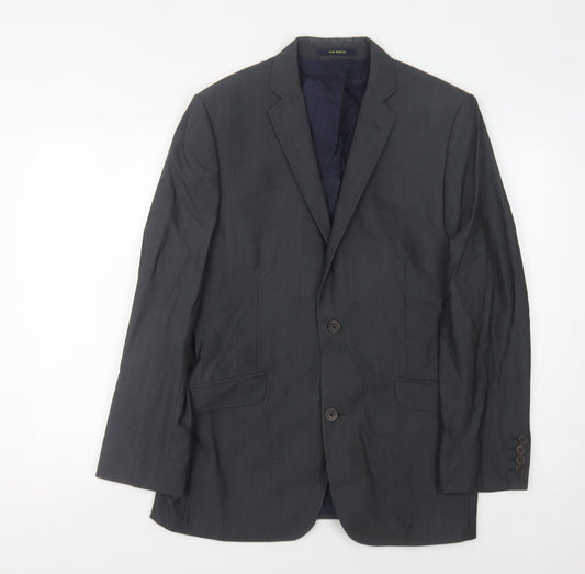 Mens UK Size 38 Ted Baker Regular Black Suit Jacket