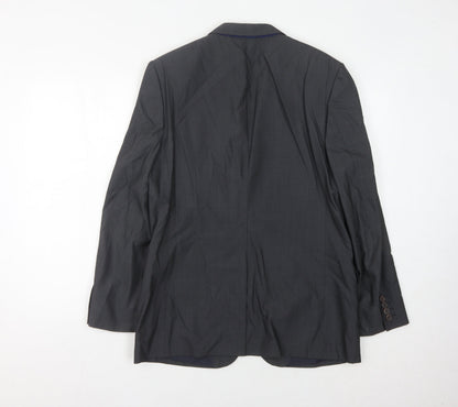 Mens UK Size 38 Ted Baker Regular Black Suit Jacket
