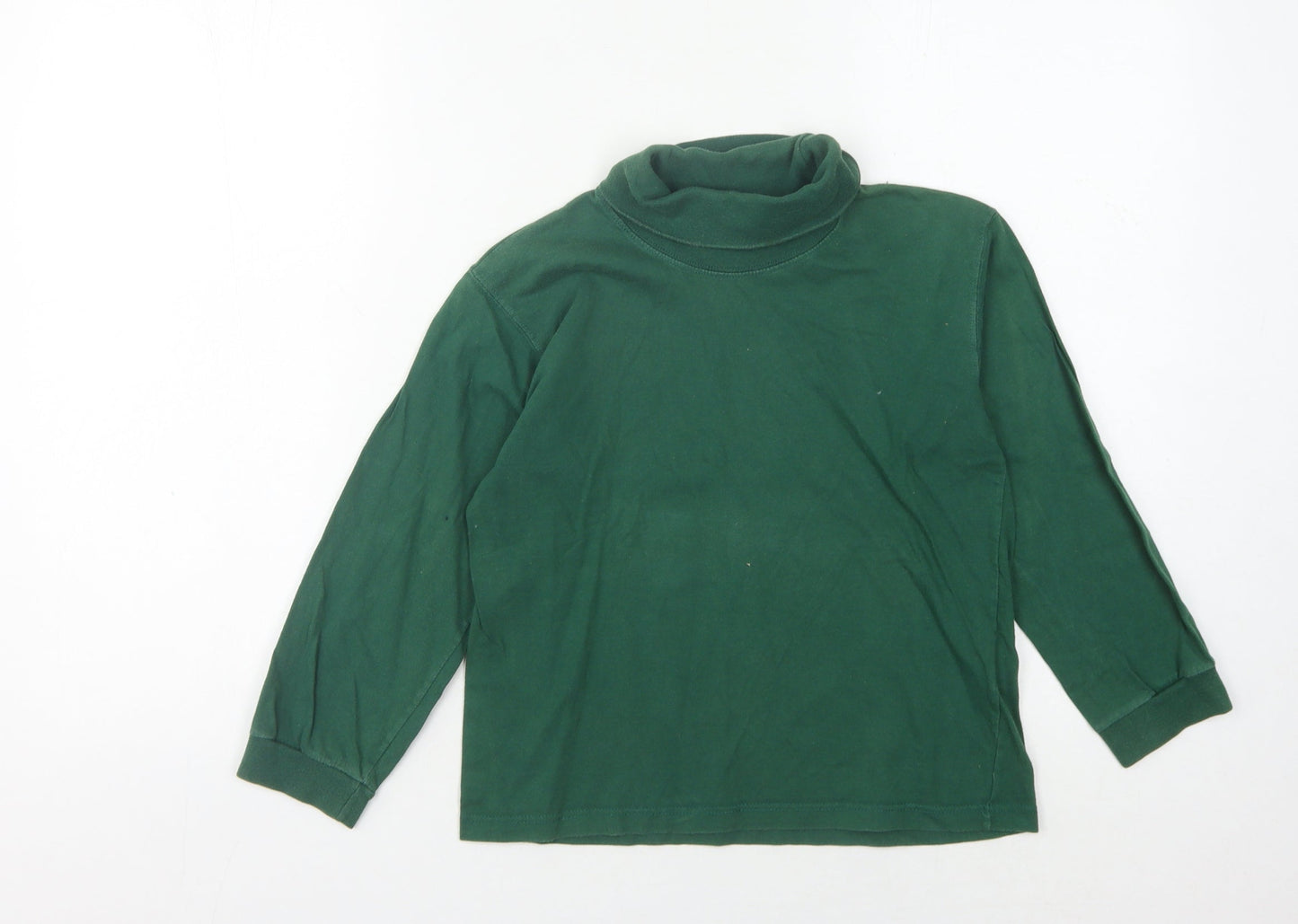 Laura Ashley Girls Green High Neck Long Sleeve T-Shirt 8-9 Years