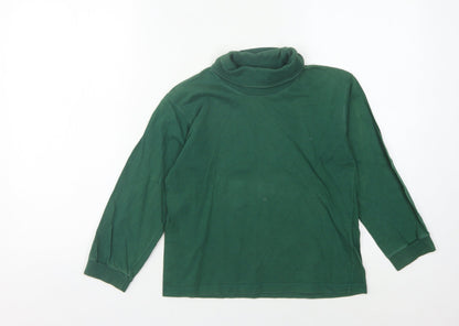 Laura Ashley Girls Green High Neck Long Sleeve T-Shirt 8-9 Years