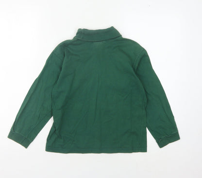 Laura Ashley Girls Green High Neck Long Sleeve T-Shirt 8-9 Years