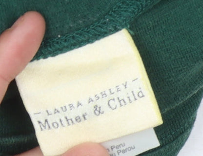 Laura Ashley Girls Green High Neck Long Sleeve T-Shirt 8-9 Years