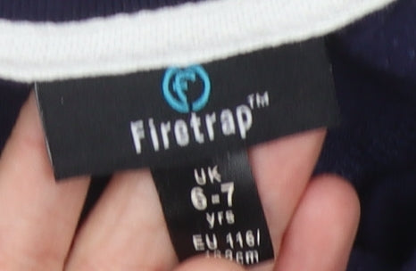 Firetrap Boys’ Blue Polo Shirt Size 6-7 Years