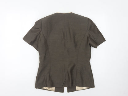 Jacques Vert Women's Brown Blazer Size 12 Lined