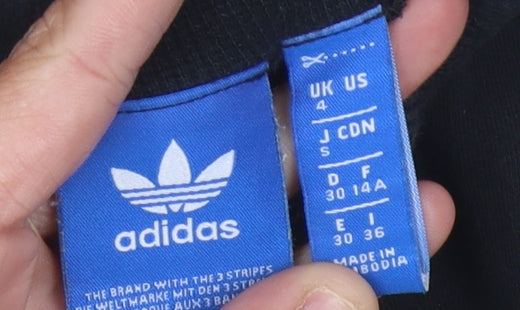Womens UK Size 4 adidas Beige Basic T-Shirt