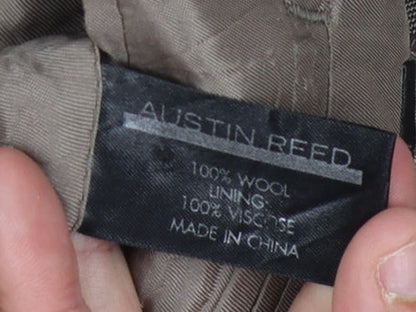 Austin Reed Men's Grey Single-Breasted Suit Jacket 40R