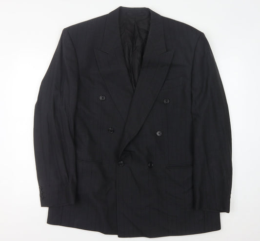 Mens UK Size 44 Bäumler Regular Black Suit Jacket