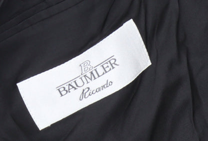 Mens UK Size 44 Bäumler Regular Black Suit Jacket